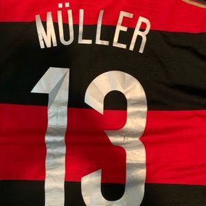 2014 World Cup Germany Away Jersey #13 Muller